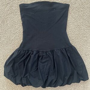 Black Strapless Dress